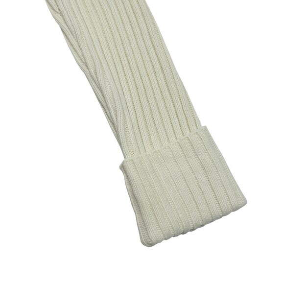 NWT Jones New York Cream Faux Fur Open-Front Cardigan Sweater Ribbed Knit Sz XL - Picture 4 of 11